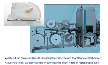 Productie van filters voor o.a. mondmaskers