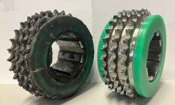 Reinigen van tandwielen Reinigen van tandwielen