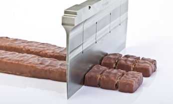 Découpe de barres sucrées